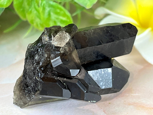 心の安寧✨　スモーキークォーツ　ラフストーン　原石　クラスター　煙水晶 4枚目の画像