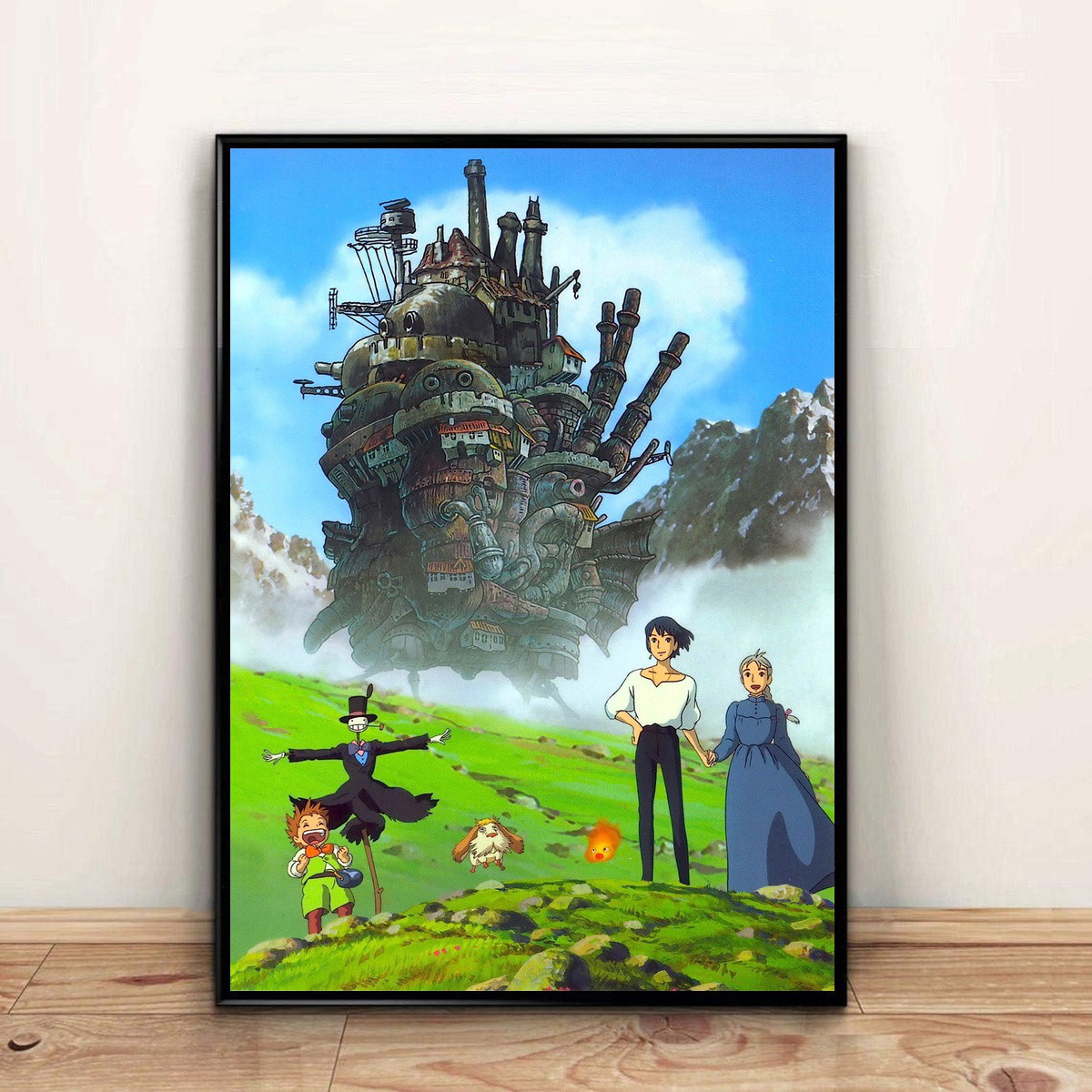 ポスター B2 当時モノ フレーム付き♪ ハウルの動く城