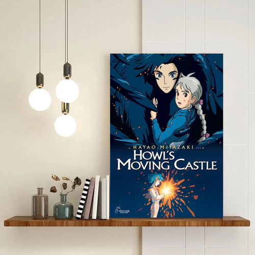 ハウルの動く城/ハウルの動く城/宮崎駿/映画ポスター/室内装飾絵画