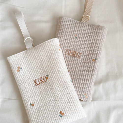 限定品【お名前刺繍】ヌビシューズバッグ＋レッスンバッグ