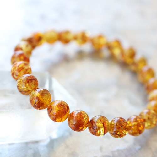 ☆プレミアムブレス☆天然琥珀・スパークリングメープルハニー