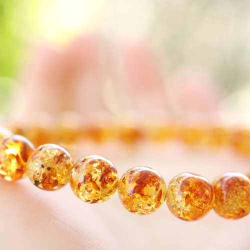 ☆プレミアムブレス☆天然琥珀・スパークリングメープルハニー