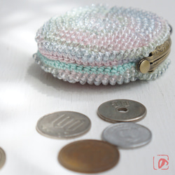 Ba-ba (m) Beads crochet round coincase No.2068 第6張的照片