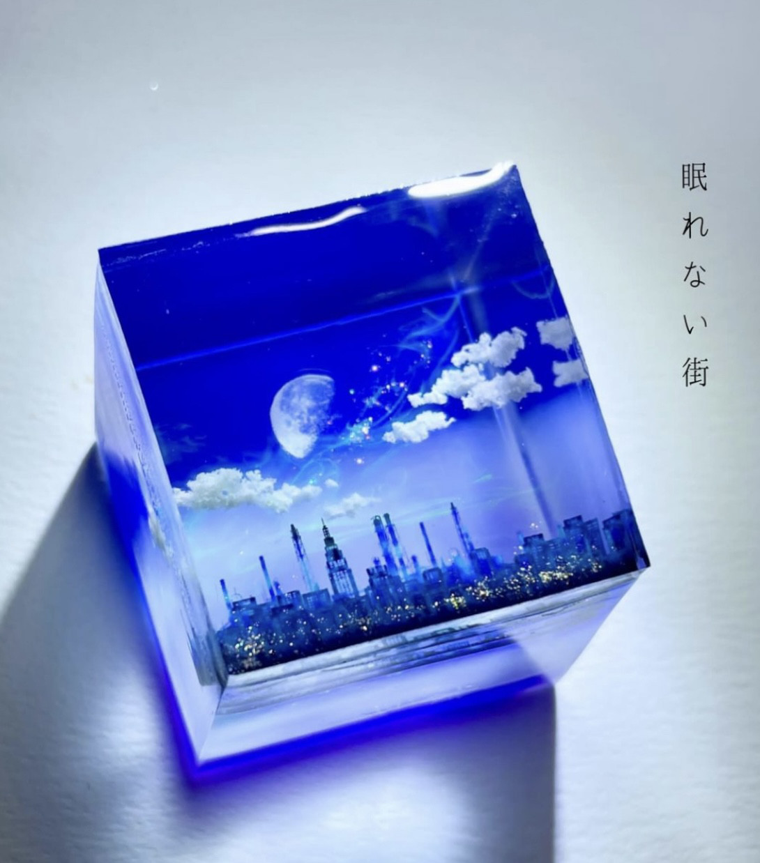 【受注制作/L size】情景レジン-眠れない街