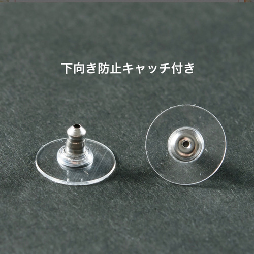 metallic bouquetアクセサリー クリア 透明感 シルバー ハンドメイド