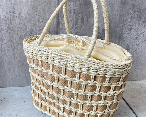 サンモトヤマ　天然素材かごバッグ かご・バスケット・雑貨 - menui | 山ぶどう ほんのり透かしの