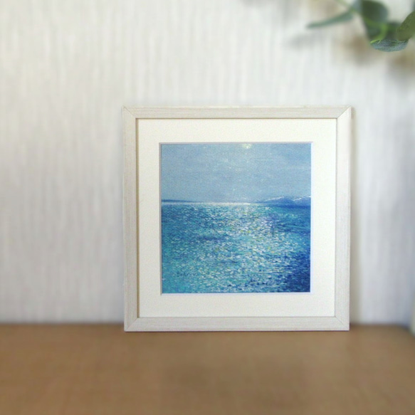 パステル画 「パリ朝暘」 Amazon.co.jp: パステル画 風景画 絵画 アート インテリア 海の
