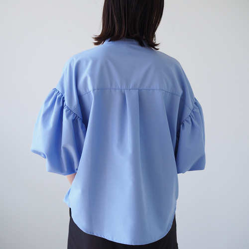 新品タグ付き♡CELFORD 衿ビジューブラウス バルーンスリーブ バンドカラー Lace Ladies プリーツバルーンスリーブブラウス レディース 長袖
