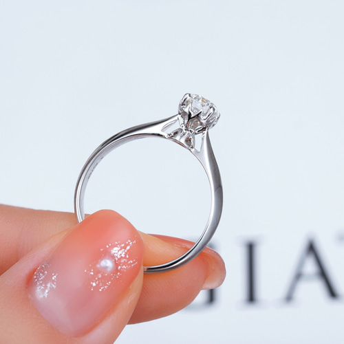 天然ダイヤモンドリング0.3ct k18 指輪・リング パール大好き 天然ダイヤモンドリング0.3ct k18 指輪・リング パール大好き
