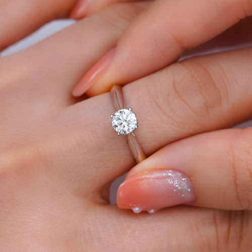 天然ダイヤモンドリング0.3ct k18 指輪・リング パール大好き 天然ダイヤモンドリング0.3ct k18 指輪・リング パール大好き