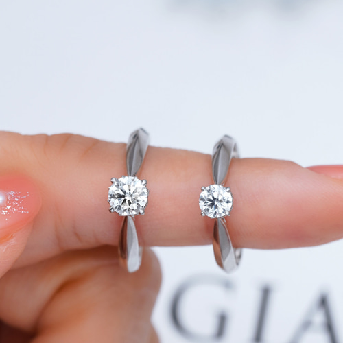 天然ダイヤモンドリング0.3ct k18 指輪・リング パール大好き 天然ダイヤモンドリング0.3ct k18 指輪・リング パール大好き
