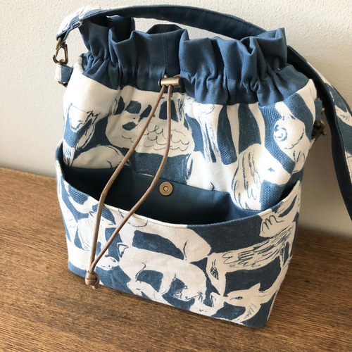 巾着バッグ☆life puzzle 巾着バッグ kanon 通販 17686790｜Creema  