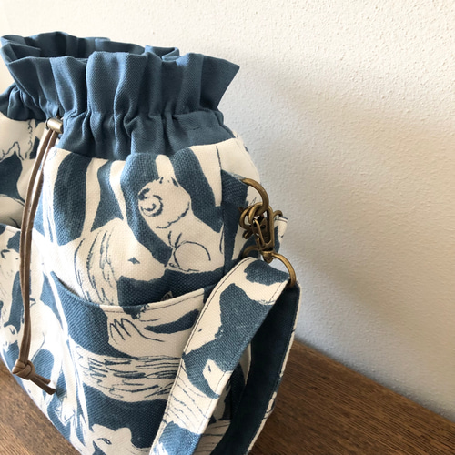 巾着バッグ☆life puzzle 巾着バッグ kanon 通販 17686790｜Creema  