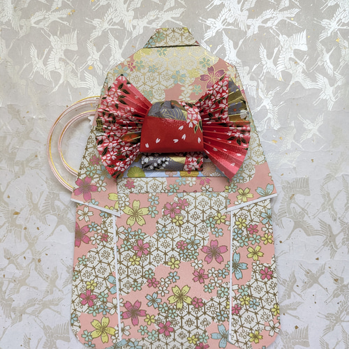 P37 他とおまとめ  着物のポチ袋◇お祝い袋◇振袖◇友禅和紙 祝儀袋 家族でお祝い 大切な七五三 特別な着物 成人式 結婚式