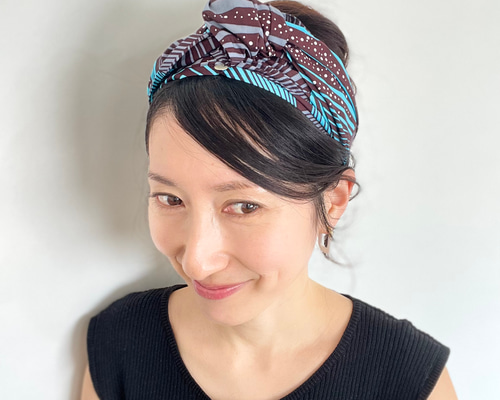 ＊handmade＊no.175 ターバン　ヘアバンド b14f38f0335ef28c5b2f19568e6588