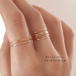 0.6毫米，兩支裝，超細，14kgf/金色，精緻，低致敏性，粉紅色，0號或更小尺寸，可日常佩戴 第3張的照片