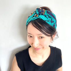 ＊handmade＊no.252 ターバン ヘアバンド ブラックレース ワイドターバン HB-138 | ヘアアクセサリー,ヘア