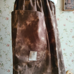NEW YOGA  PANTS～uneven dyeing brown for tall ＆men's 3枚目の画像