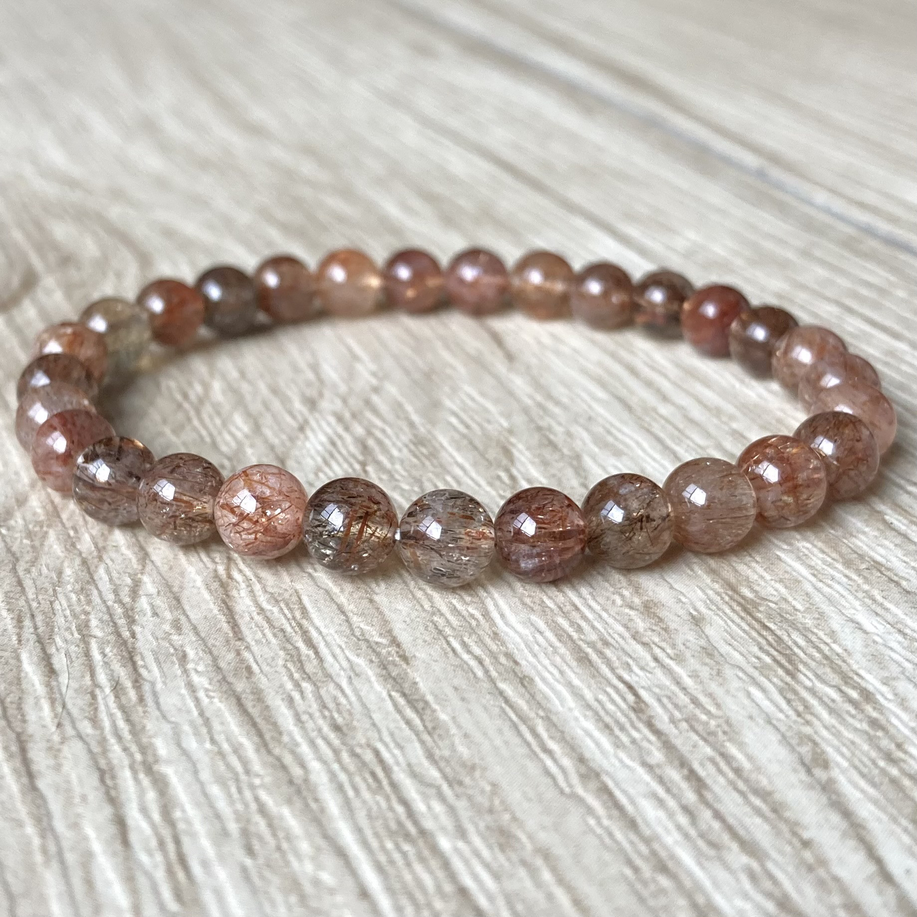 固定概念を手放し、しなやかな思考へ/ブラックブラウンエピドートインクォーツ/パワー 天然石 ストーンブレスレット