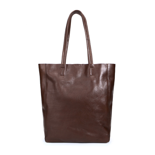 大容量　ダークブラウン レザートートバッグ MURA トートバッグ 本革 レディース メンズ 大容量 バッグ