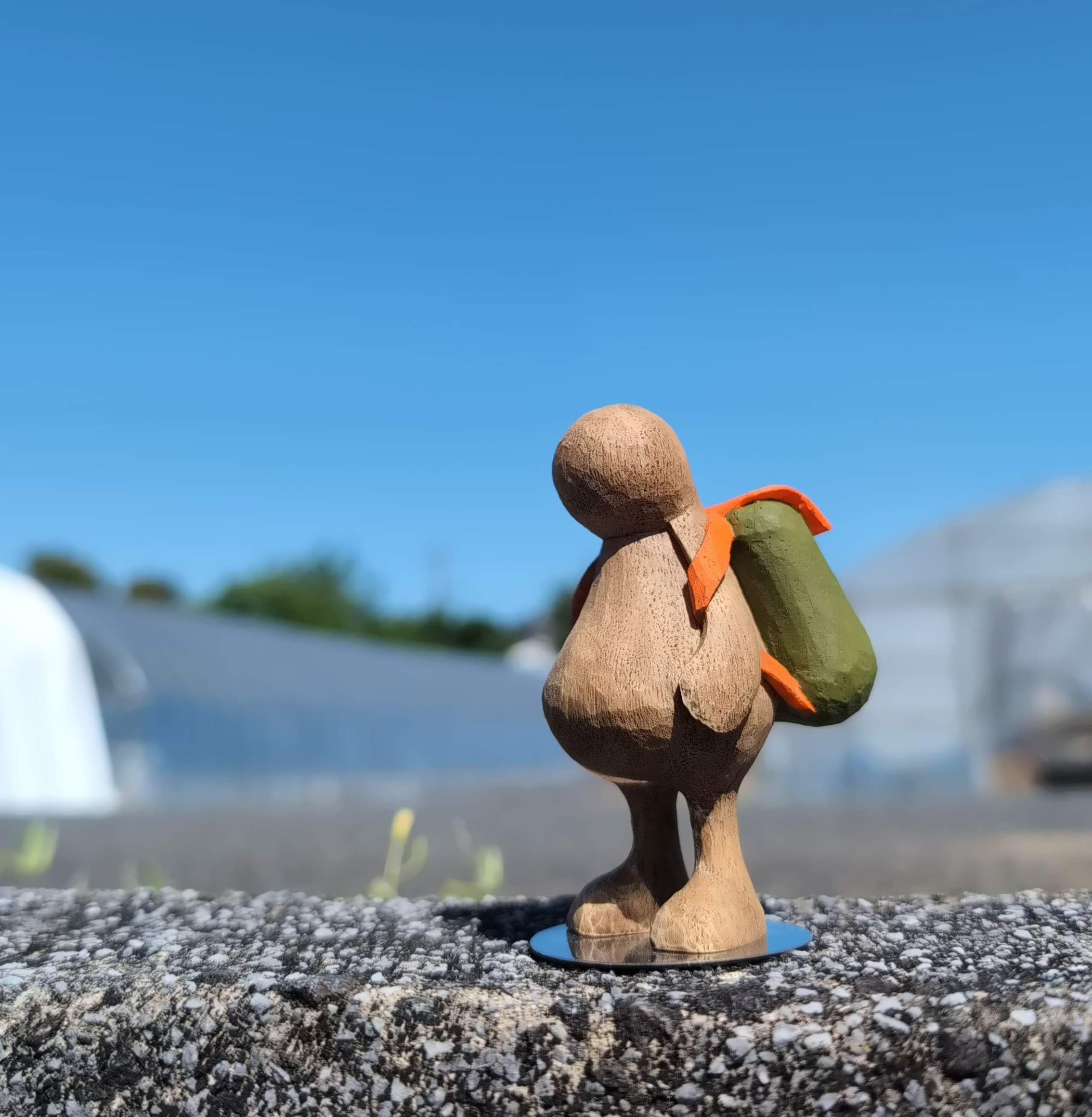 旅ムー…バックパッカー(レジン製)