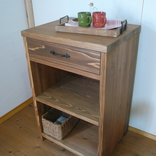 びあ様オーダー製作品 4段チェスト【W90㎝】引出し4杯・オール無垢仕様  