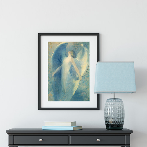アンティーク絵画　天使 アンティーク絵画 天使｜絵画