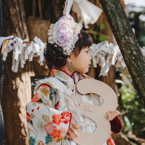 送料込】3点セット！七五三 753 レターバナー 数字 フォト撮影