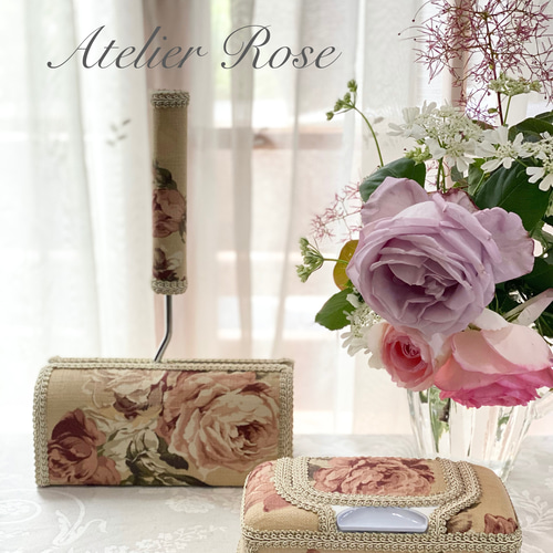 カーペットローラー※リバーシブル※清掃用品※デコパージュ薔薇※薔薇雑貨 カーペットローラー※リバーシブル※清掃用品※デコパージュ薔薇※薔薇雑貨