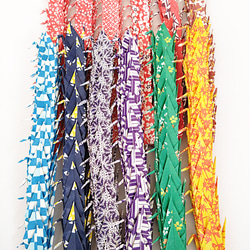 15cm折紙使用 折り鶴【首折り】クラフト用紙 30羽 その他素材 鶴の羽