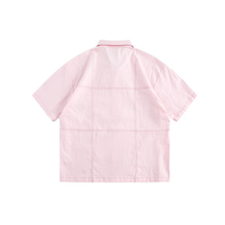 夏のゆったりしたシャツ・バラ刺繍半袖上着のおしゃれな個性 W364 13枚目の画像