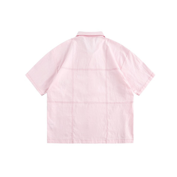 夏のゆったりしたシャツ・バラ刺繍半袖上着のおしゃれな個性 W364 13枚目の画像