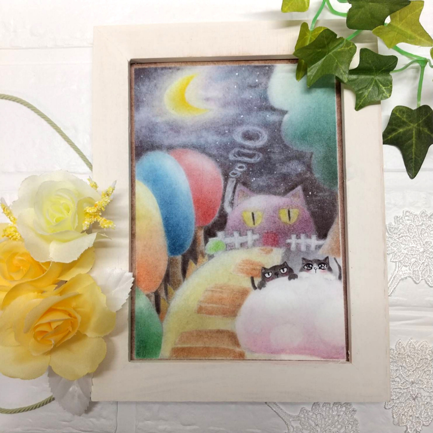あなたにおすすめの商品 原画】『南の森を探索する猫たち