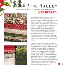 「Pine Valle」moda Charm Pack (カットクロス42枚) BasicGrey クリスマス　 3枚目の画像