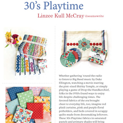 「30's Playtime」(2024) moda Layer Cakes(42枚)  Linzee Kull McC 3枚目の画像