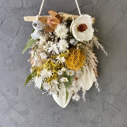 ☆creema限定 流木ドライフラワータペストリー NO.24 タペストリー