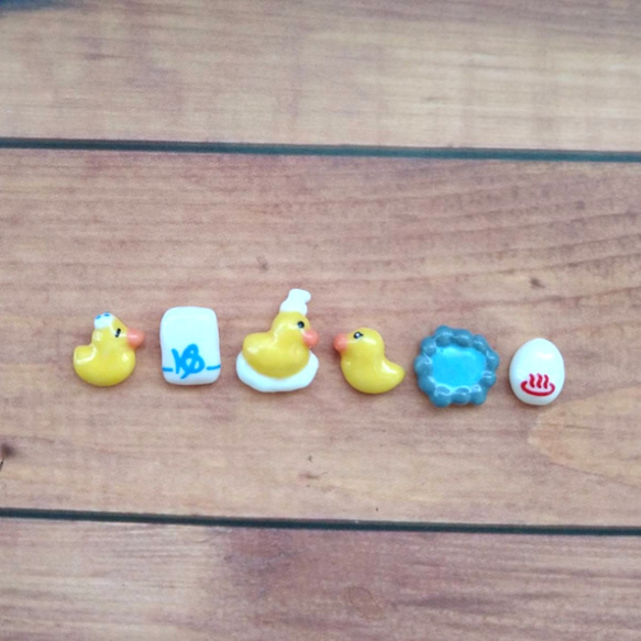 ネイルアート 3Dパーツ * アヒル温泉 ネイルチップ（つけ爪） pua 通販