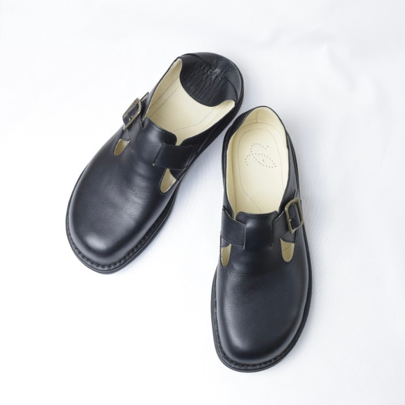 《E》オーダーメイドの革靴 毎日履きたい心地良さ 自分好みに選べる楽しさ　Tストラップサボ　SE-1 メンズ規格 10枚目の画像