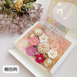 【成人式、卒業式に】撫子ピンクの髪飾り　つまみ細工　和装　花　ピンク 13枚目の画像