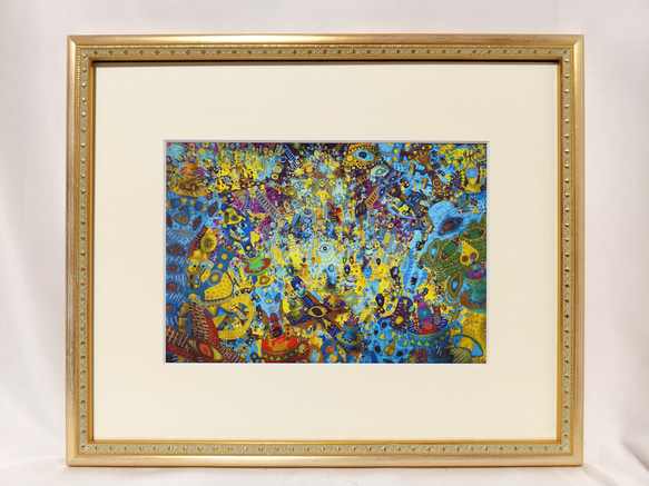 故郷に帰ろう　　高見沢耳のジクレー版画作品　一点物の版画作品です(A4サイズ) 故郷に帰ろう 高見沢耳のジクレー版画作品 一点物の版画作品です(A4