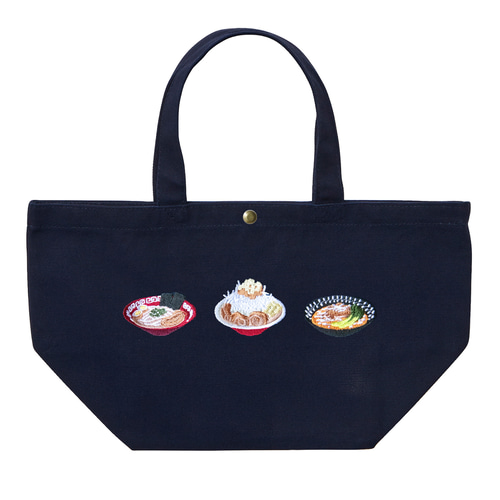 ラーメン 刺繍 ランチトートバッグ トートバッグ honok（刺繍専門店