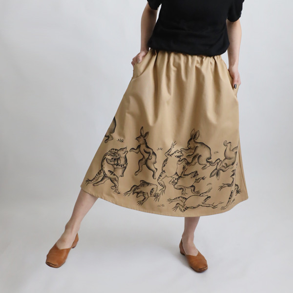 美品✨ マチャット プリーツスカート チノ生地 ベージュ フレア チノディテールプリーツスカート / GRACE CONTINENTAL | GRACE