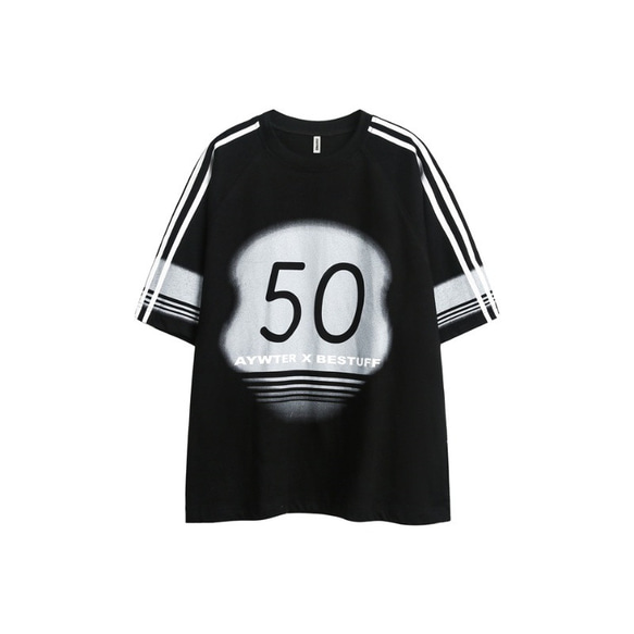 スポーツTシャツサッカーウェア・男女兼用・ゆったり半袖トップス W366 10枚目の画像