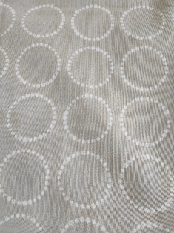 表：ダブルガーゼ、裏：綿麻素材の枕カバー 5枚目の画像