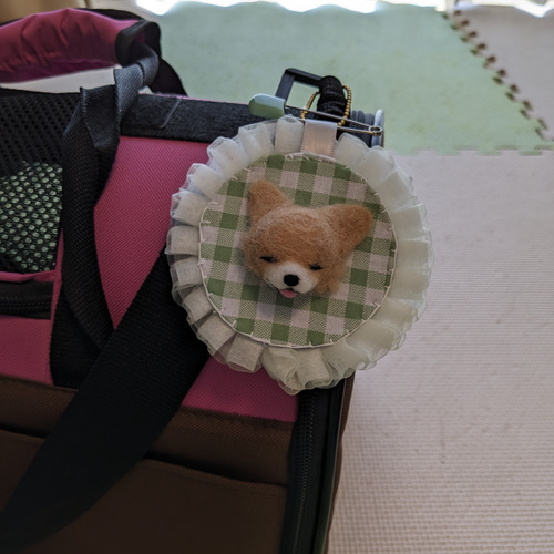 チワワのキーホルダー ペットカート あごのせクッション用アクセサリー 