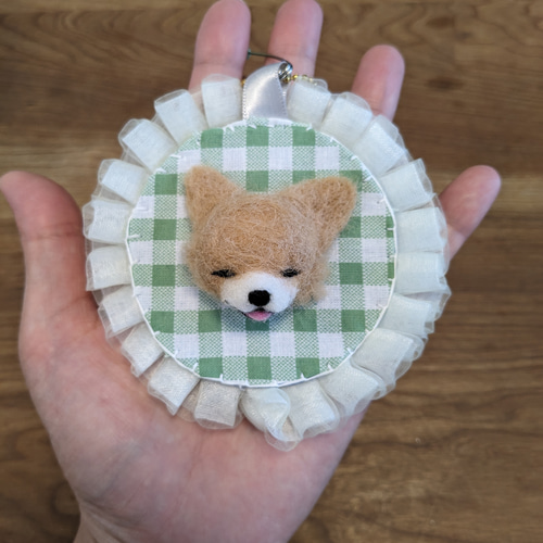 チワワのキーホルダー ペットカート あごのせクッション用アクセサリー 