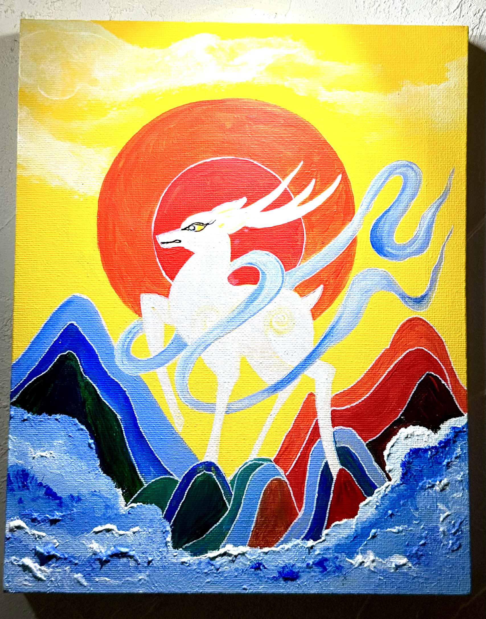 F6  絵画 油絵「仙石原」'68
