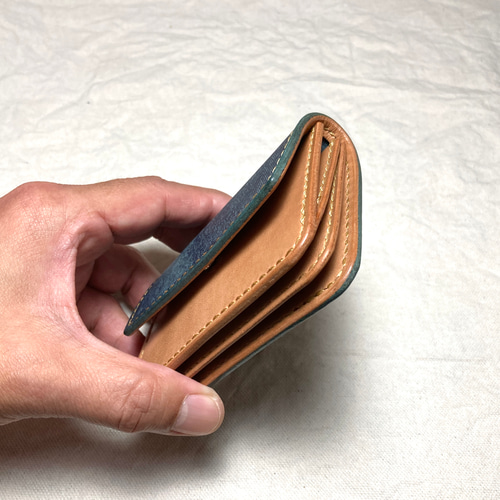 手ぶらでお出かけ｜瀬戸内レザー ミニ財布 キーリング付 本革