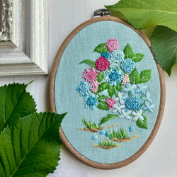 ☆ミュゲです☆秋桜便り2024 コスモスガーデンの刺繍　タペストリー RIOLISクロスステッチ刺繍キット No.583 