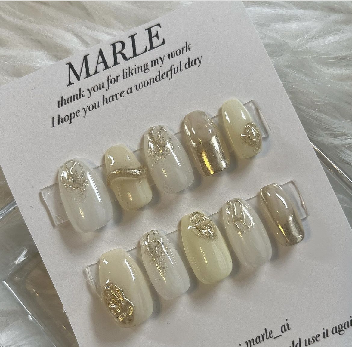 marl♡nail 様 ひどく 希望ネイル画像 